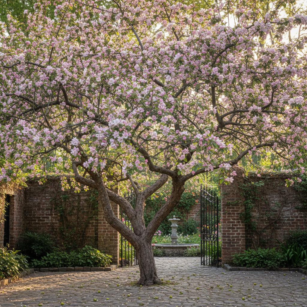 Südliche Wildapfel (Malus angustifolia)