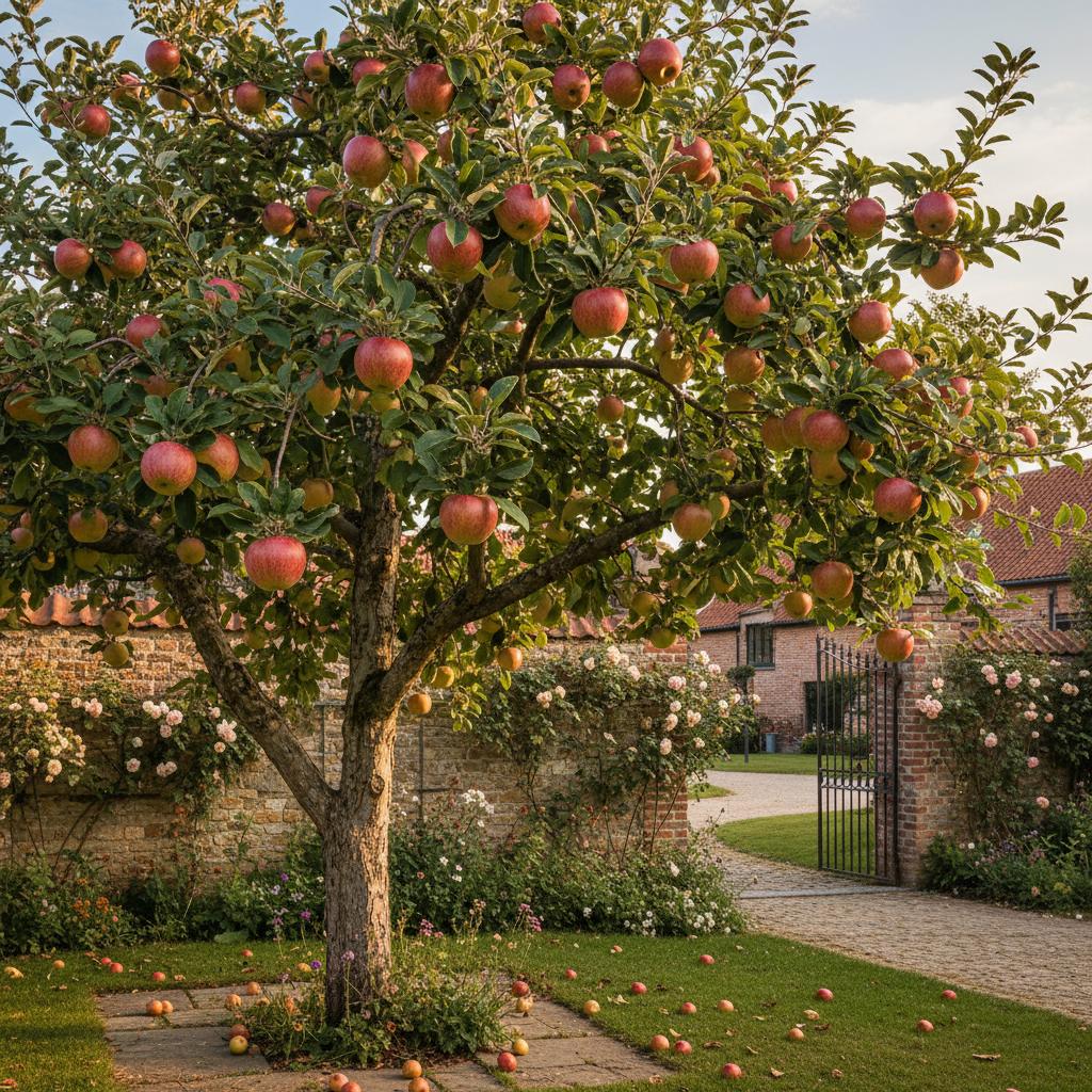 Honigcrisp-Apfelbaum (Malus domestica 'Honeycrisp')