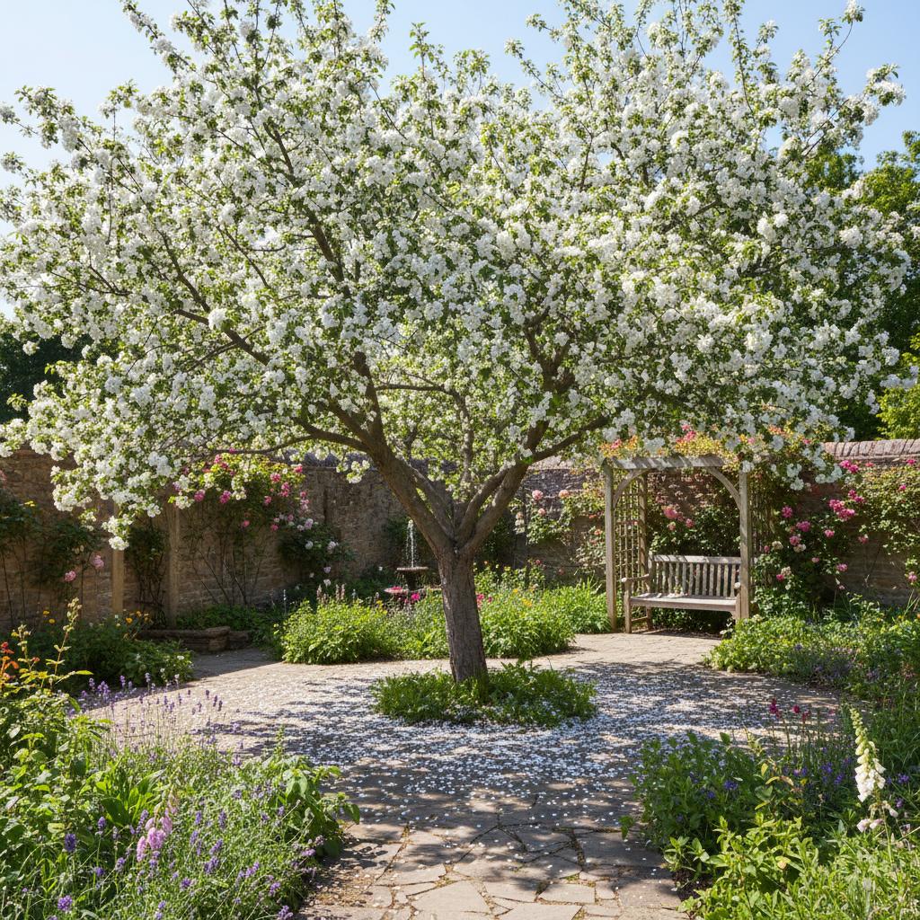 Albero di mela domestica (Malus domestica)