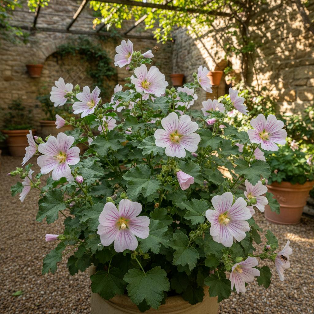 Dreimonatige Malve (Malva trimestris)