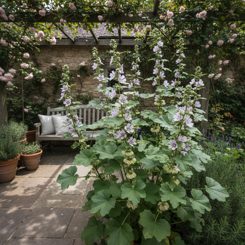 Chinesische Malve (Malva verticillata)