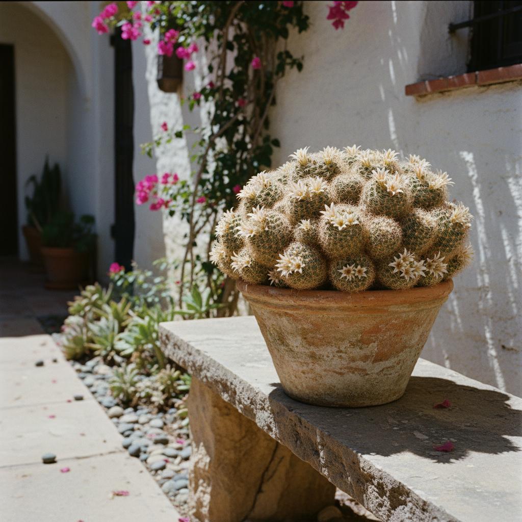 Kleinste Nabelkaktus (Mammillaria microhelia)