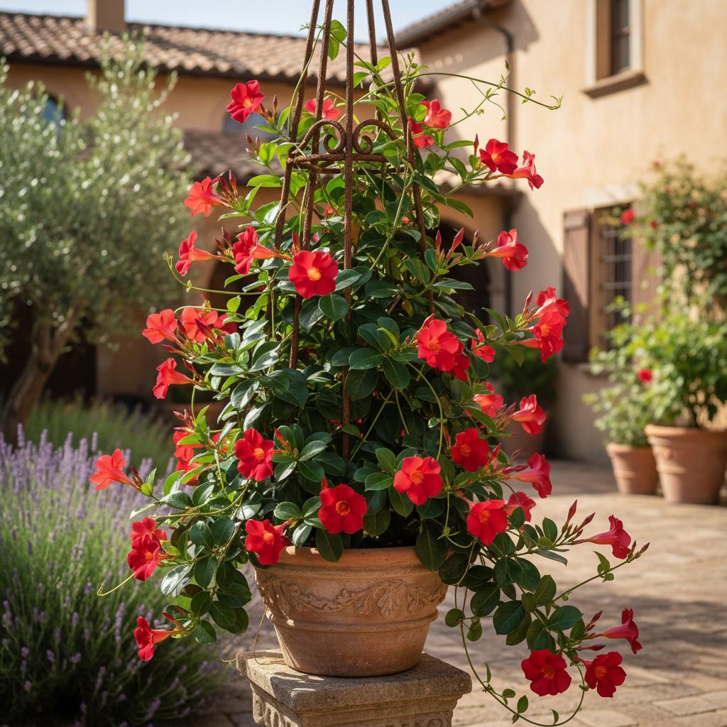 Sonnenparasol-Mandevilla (Mandevilla Sun Parasol Hybrid)