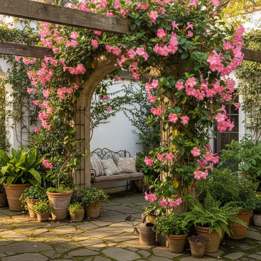 Dipladenia (Mandevilla sanderi)