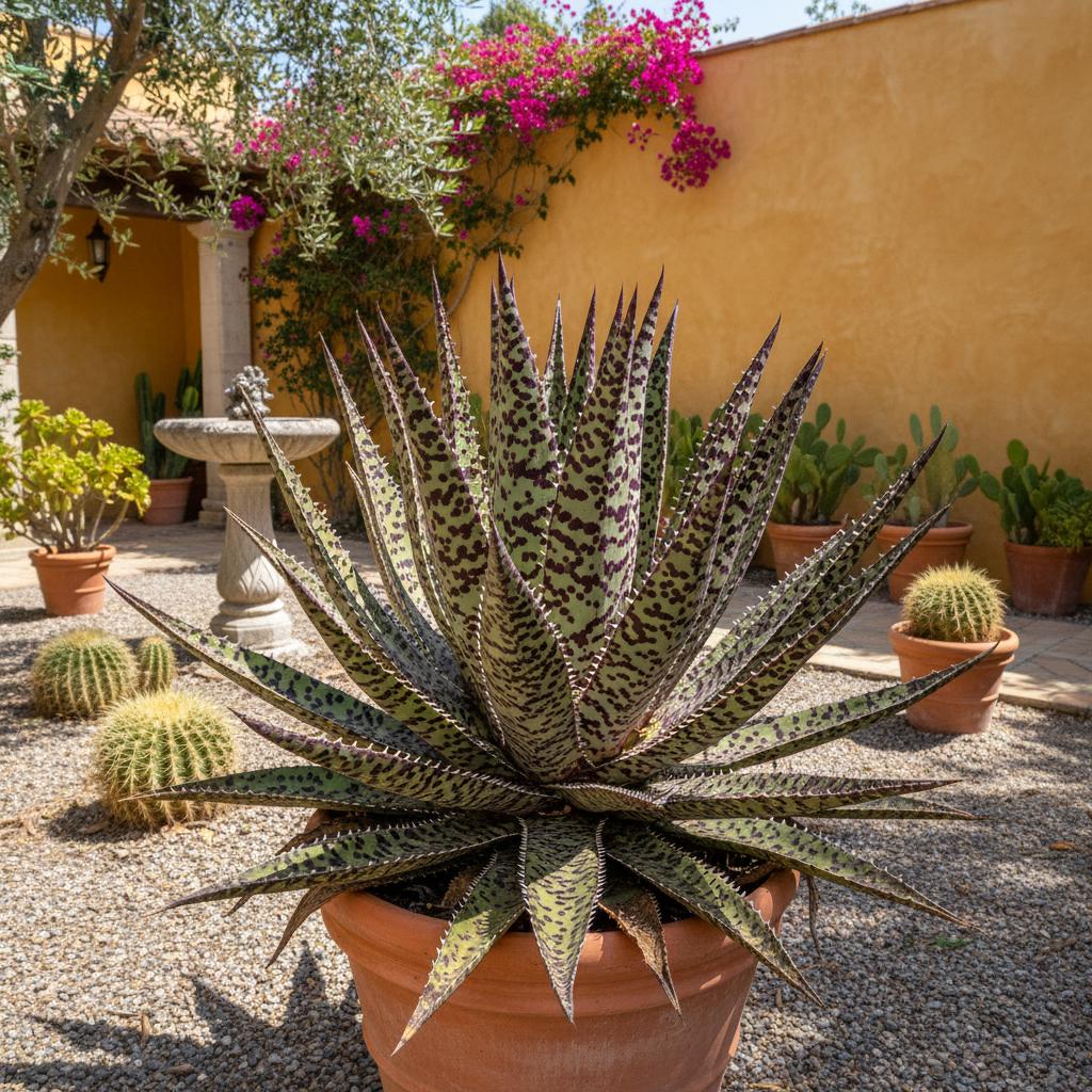 Fleckige Mangave (Mangave 'Spotty Dotty')