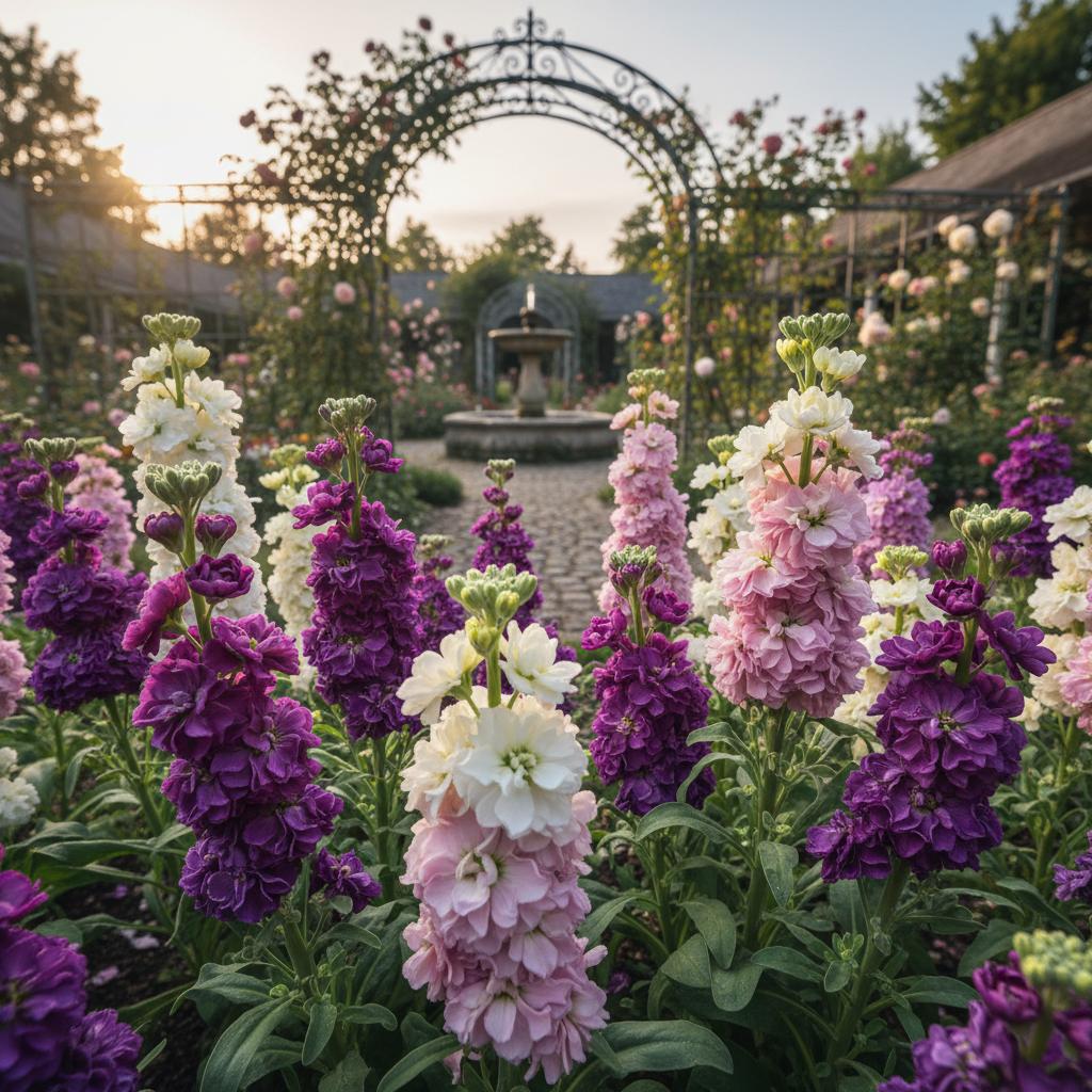 Stockrose (Matthiola incana)