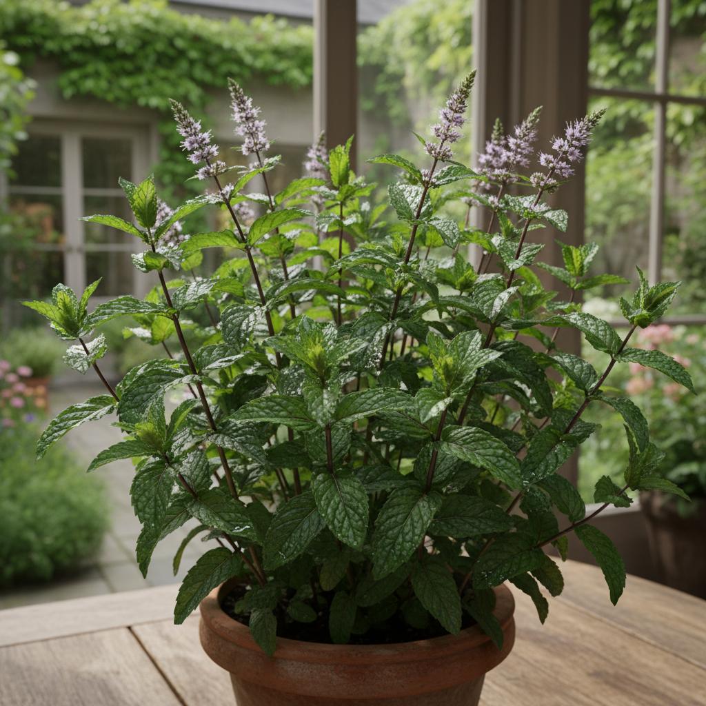 Pfefferminze (Mentha x piperita)