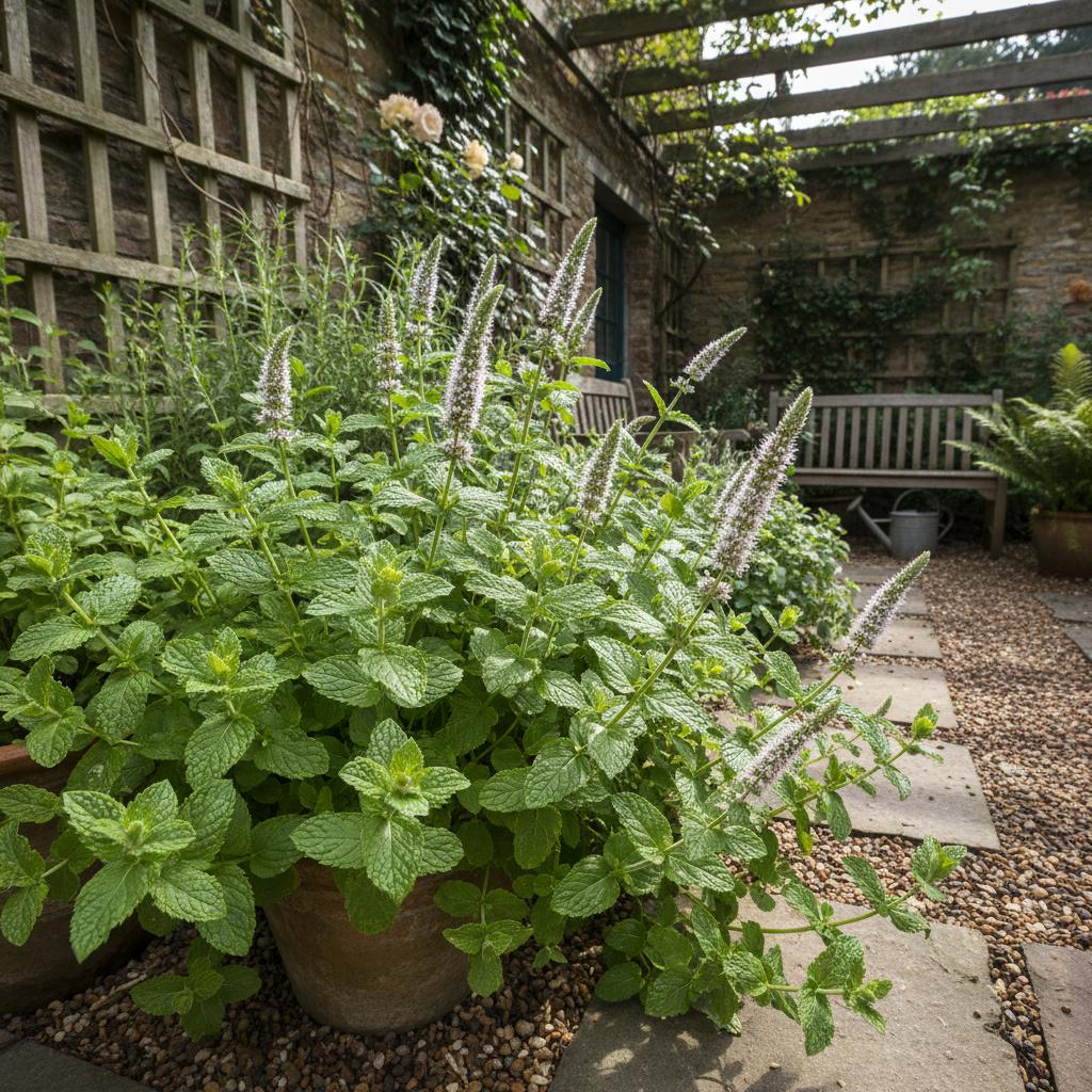 Apfelminz (Mentha suaveolens)