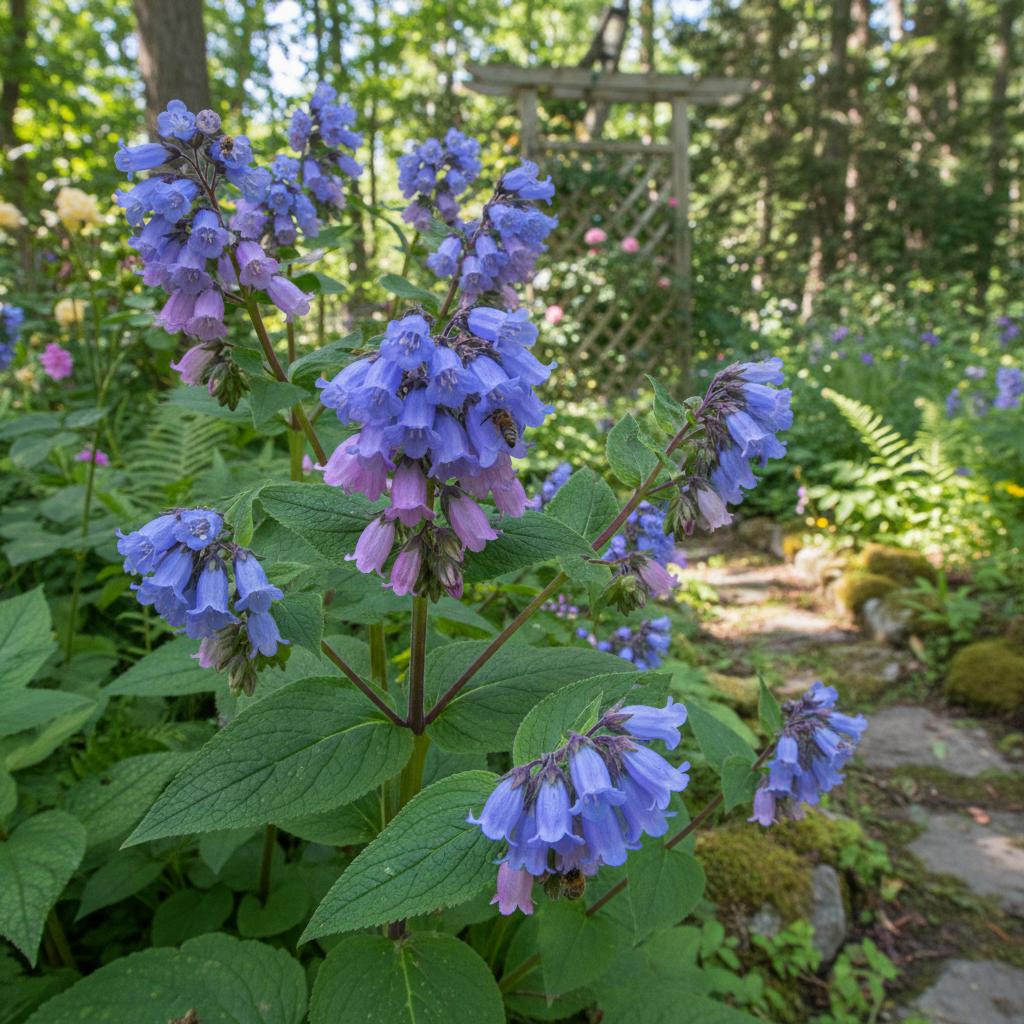 Hohe Prachtblume (Mertensia paniculata)