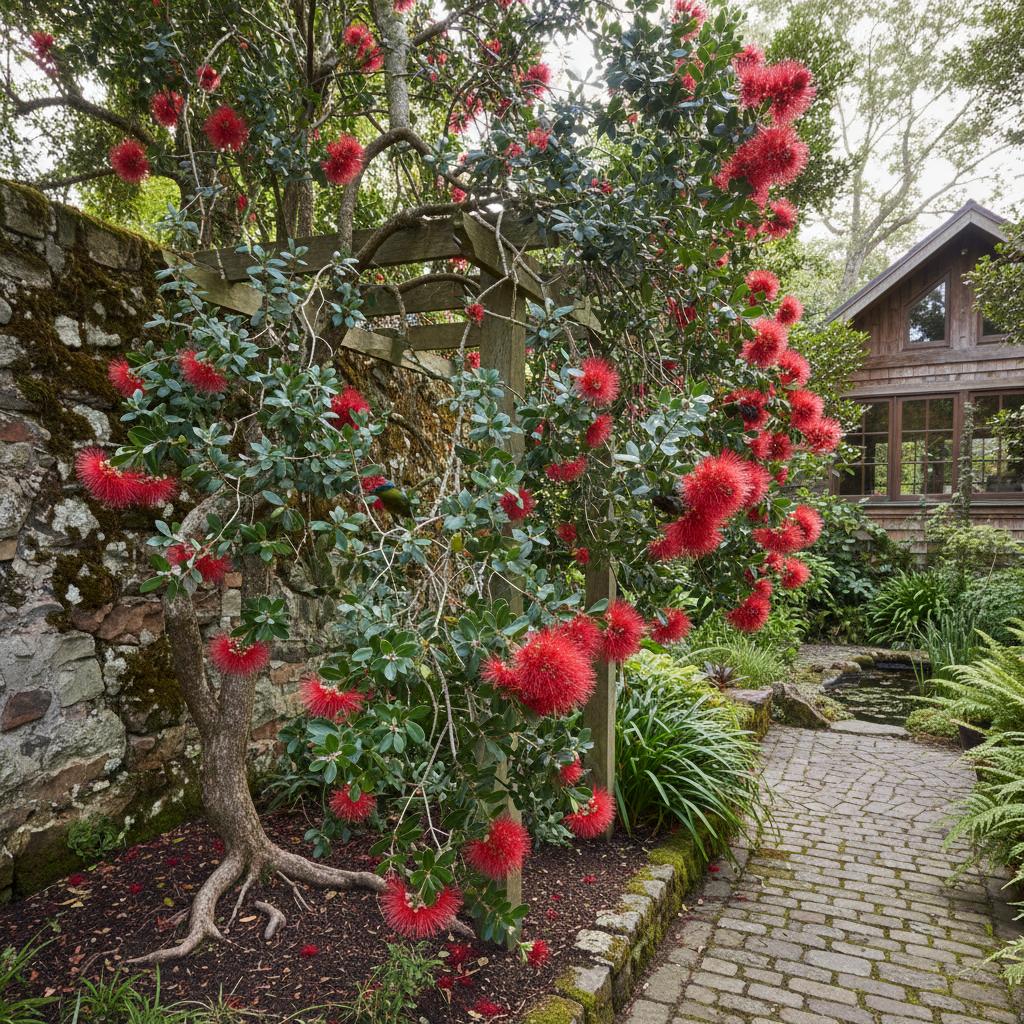 Kriechende Neuseeland-Rotblüte (Metrosideros diffusa)