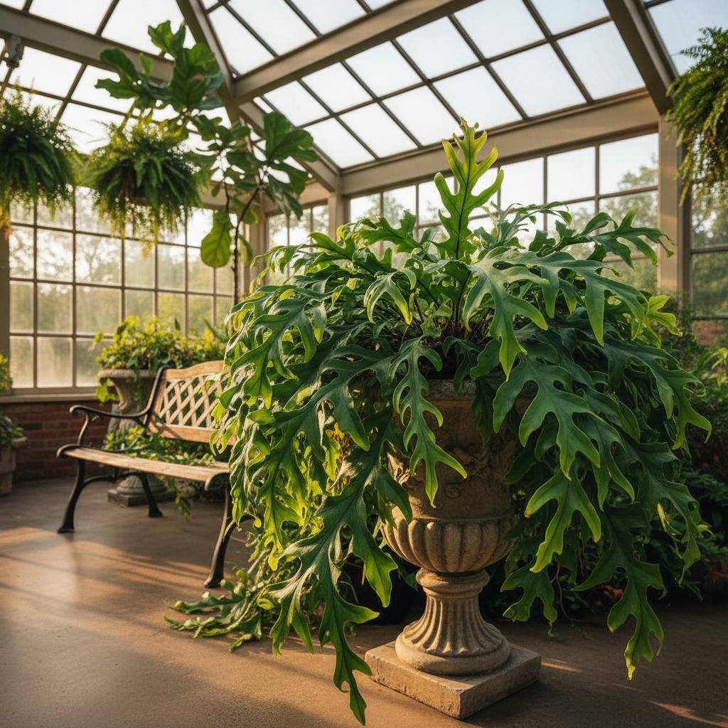 Grünflammenfarn (Microsorum 'Green Flame')