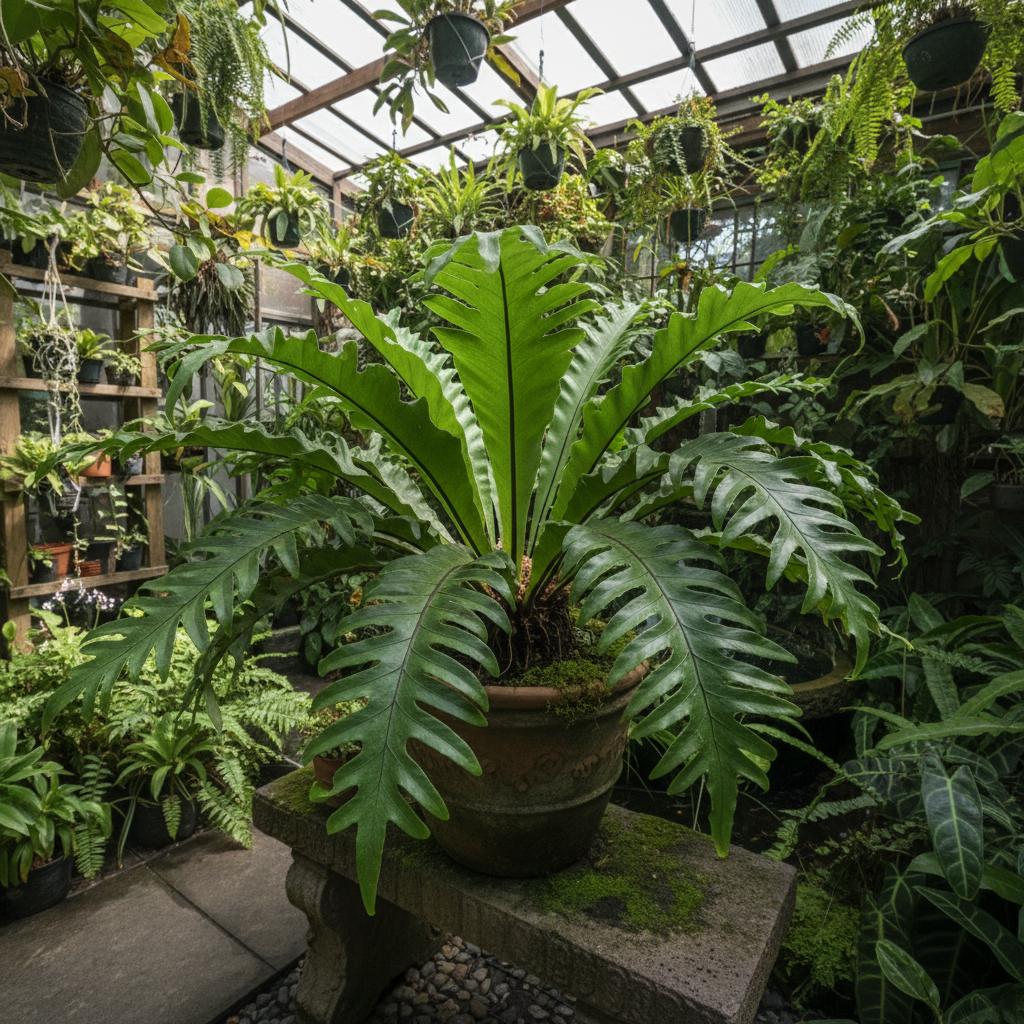 Punktierter Kronenfarn (Microsorum punctatum 'Grandiceps')