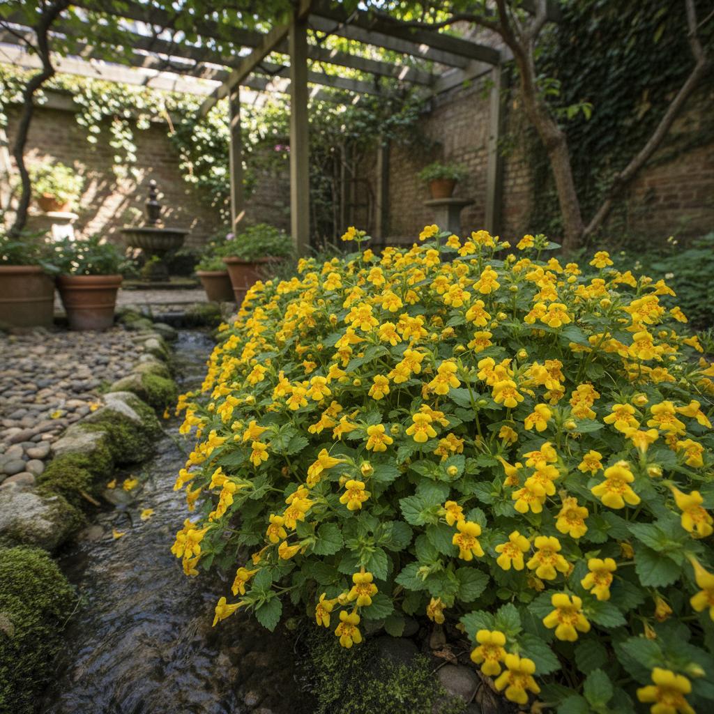 Gelbe Affenblume (Mimulus guttatus)