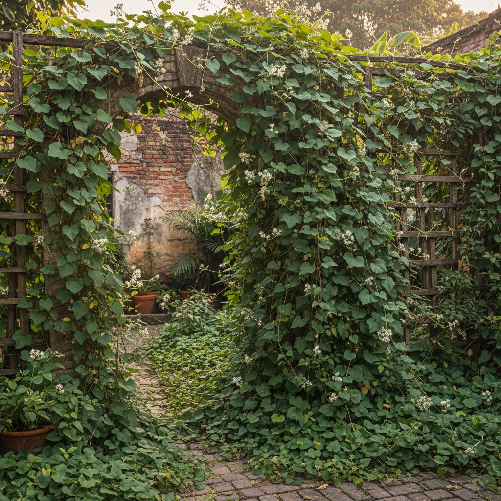 Kleine Blütenmikanie (Mikania micrantha)