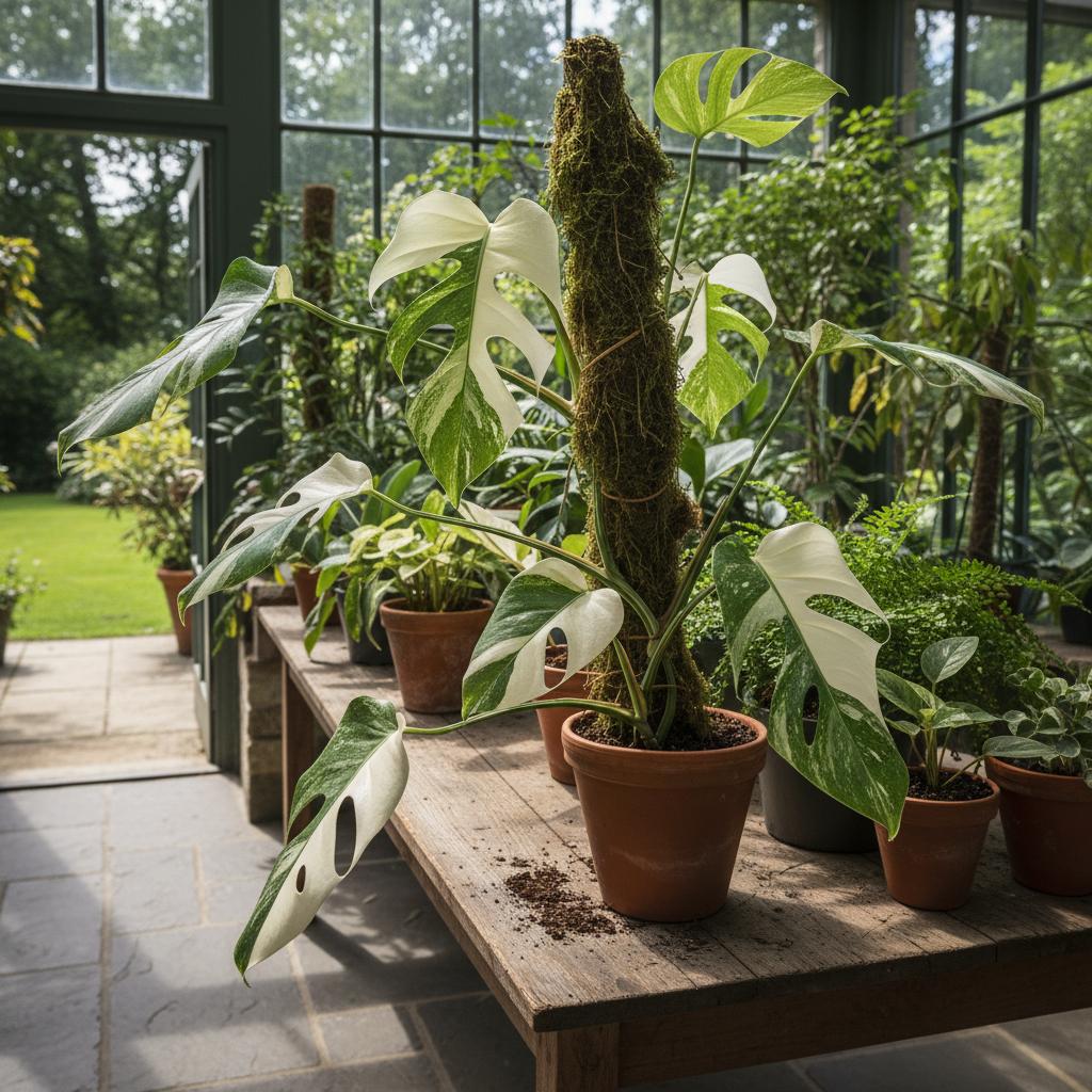 Variegates Fensterblatt (Monstera standleyana variegata)