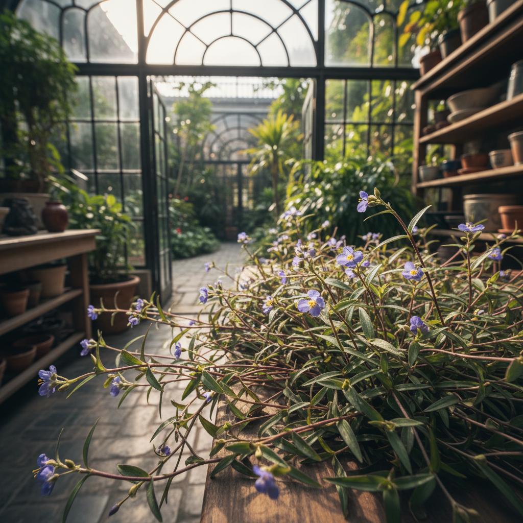 Bandblättrige Murdannia (Murdannia loriformis)