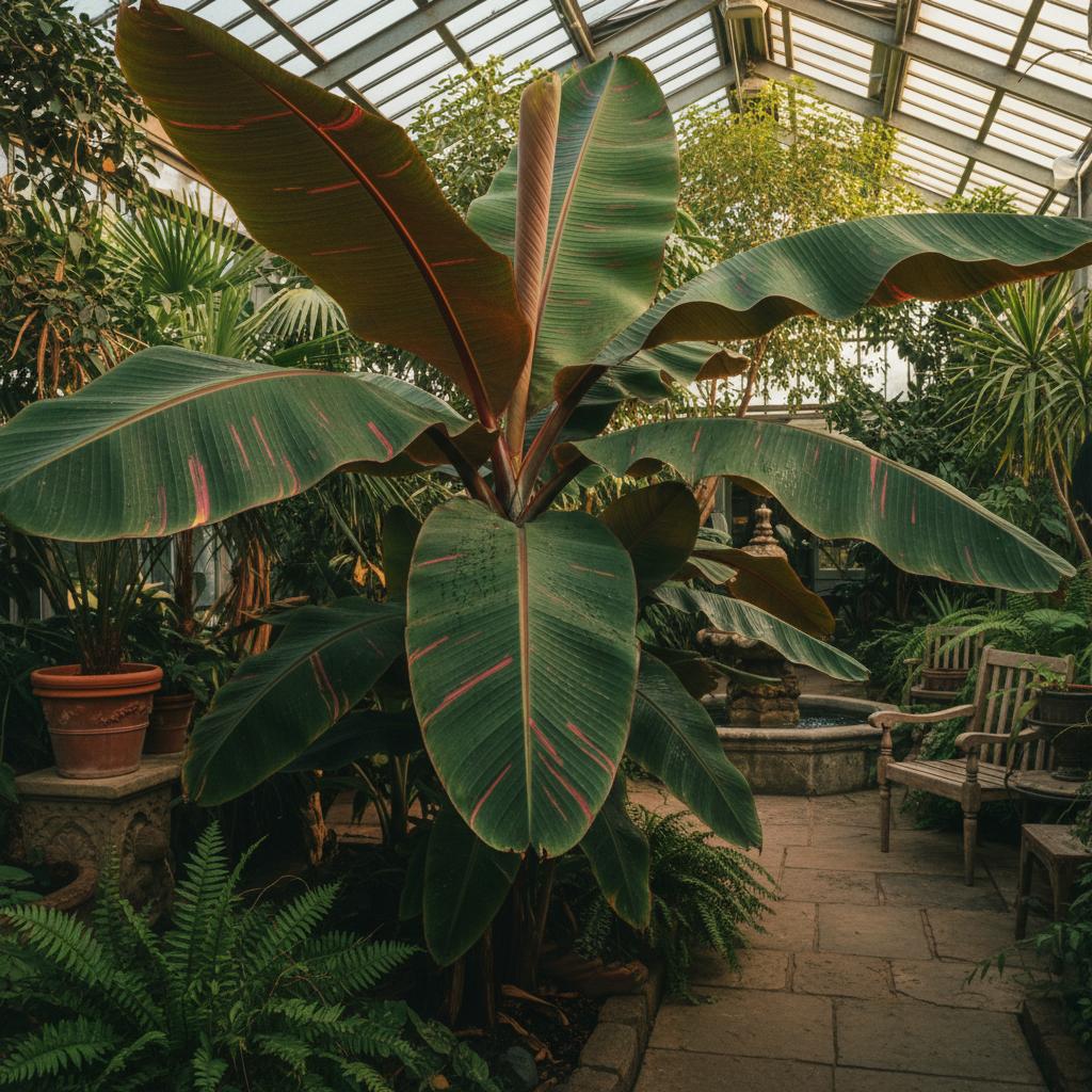 Banano Rosso Tigre (Musa sikkimensis 'Red Tiger')