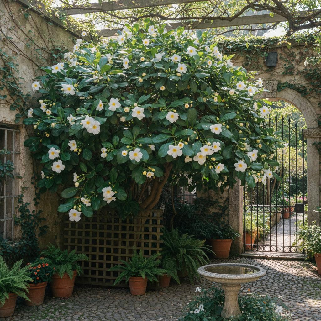 Wollige Mussaende (Mussaenda pubescens)