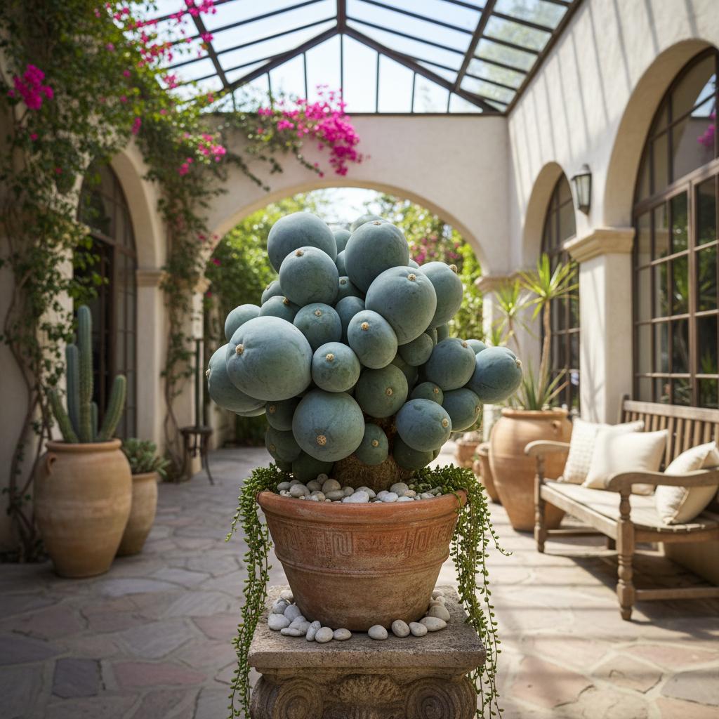 Hohlstängel-Myrtillokaktus (Myrtillocactus geometrizans var. Fukurokuryuzinboku)