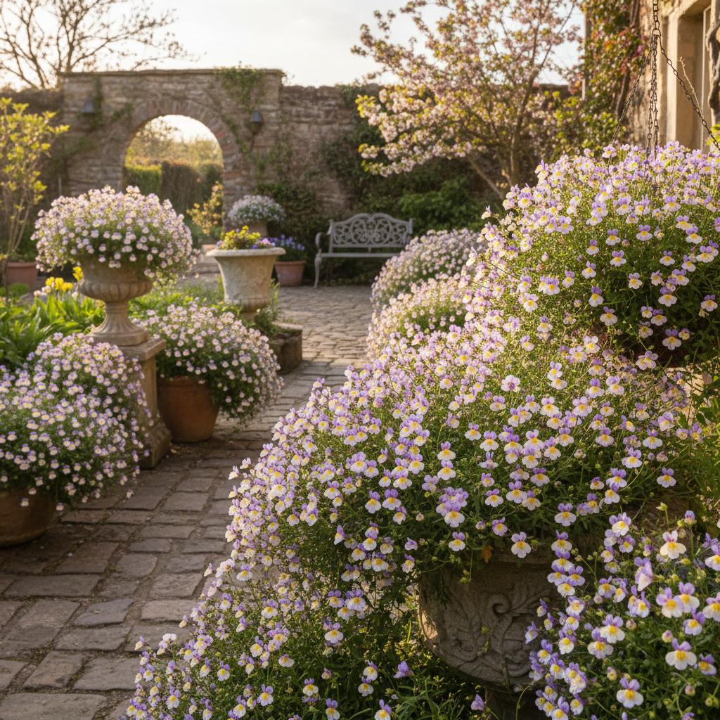 Nemesie 'Escential Blueberry Custard' (Nemesia 'Escential Blueberry Custard')
