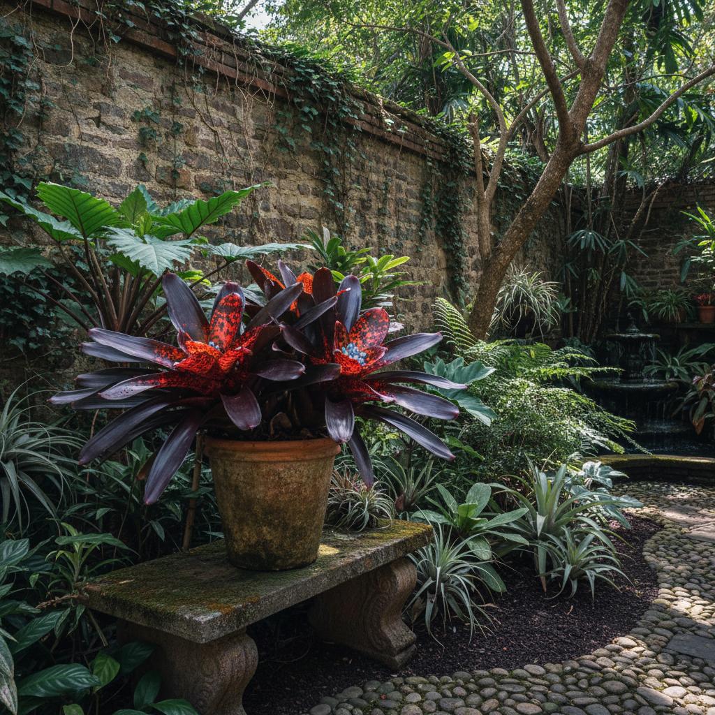 Bromelie 'Voodoo Doll' (Neoregelia 'Voodoo Doll')