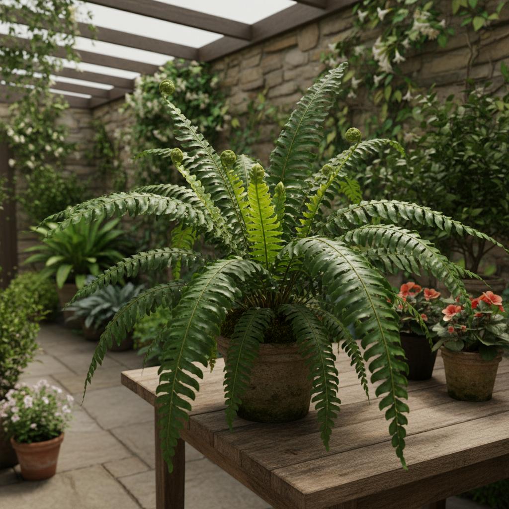 Bogenfarn 'Emina' (Nephrolepis exaltata 'Emina')