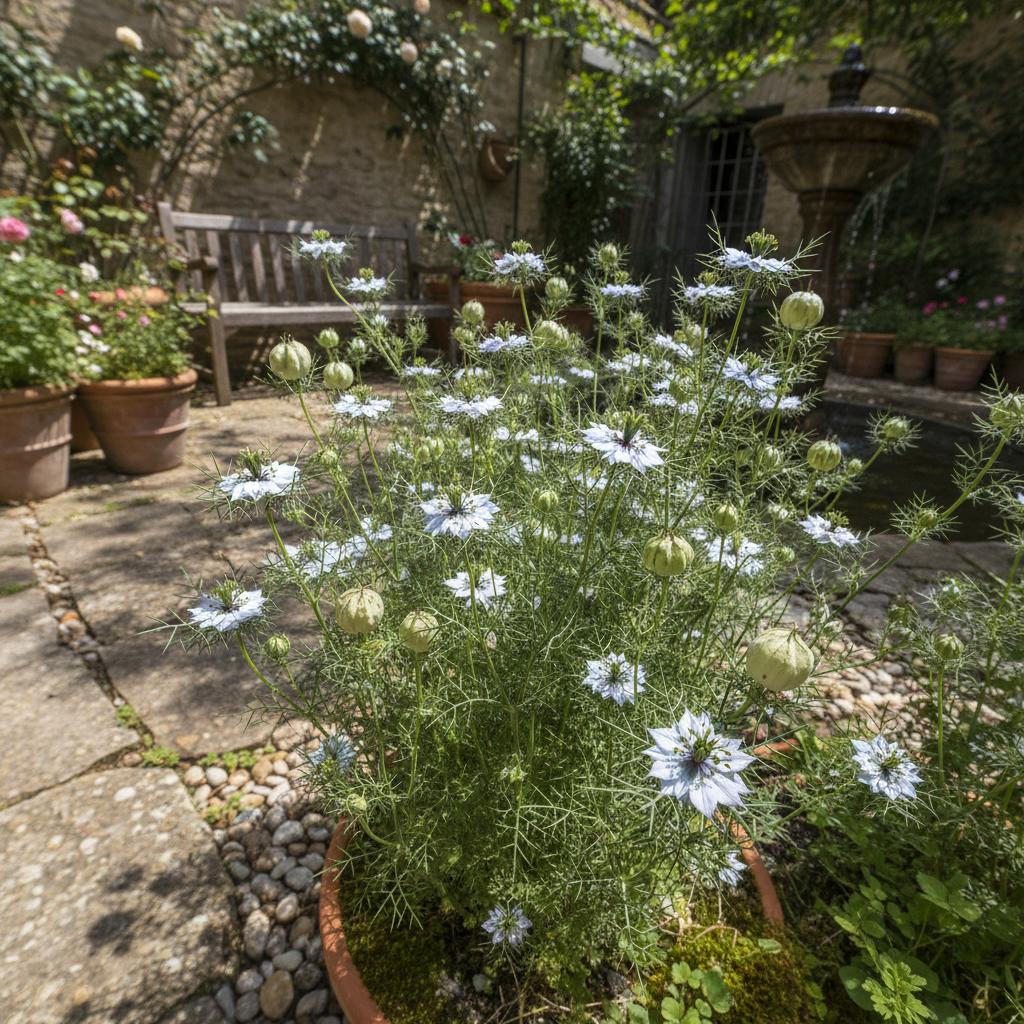 Kleinblütiger Schwarzkümmel (Nigella nigellastrum)