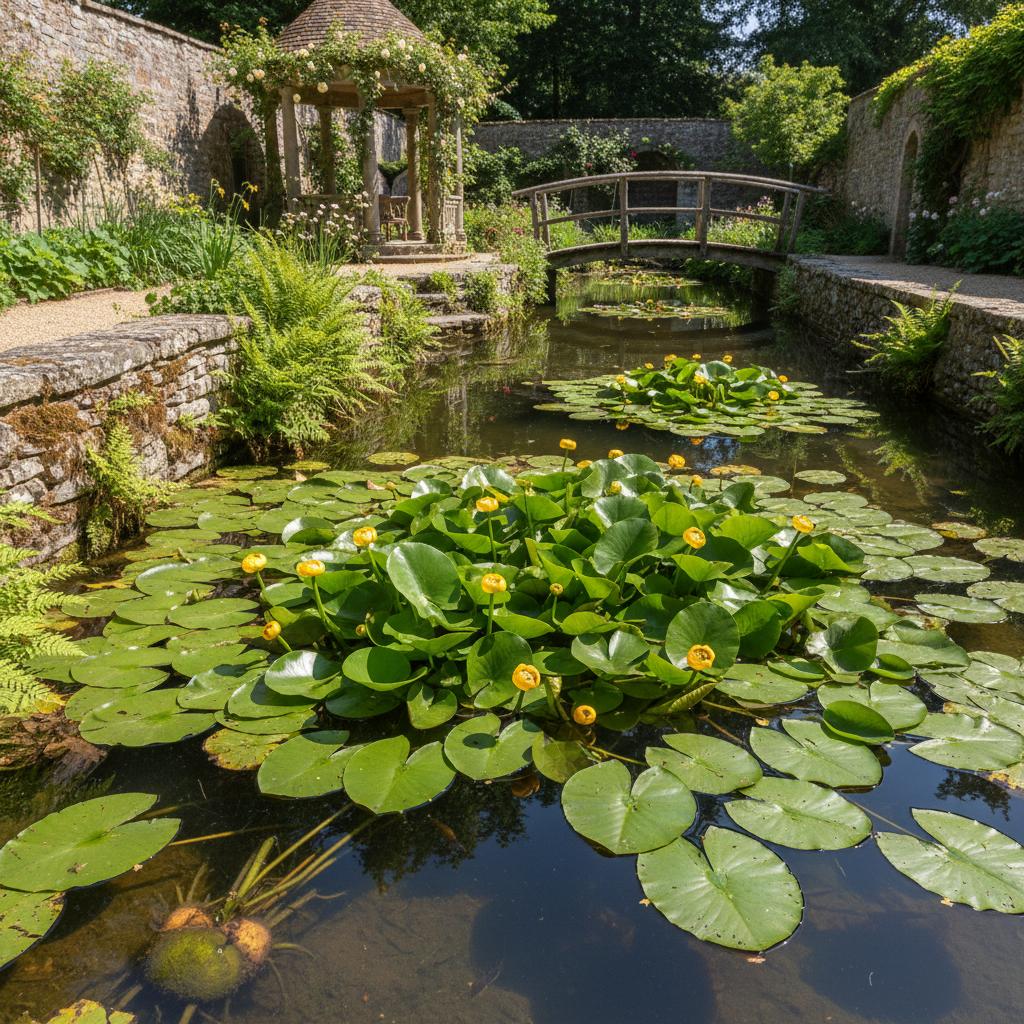 Gelbe Nenuphar (Gelbe Teichrose) (Nuphar lutea)