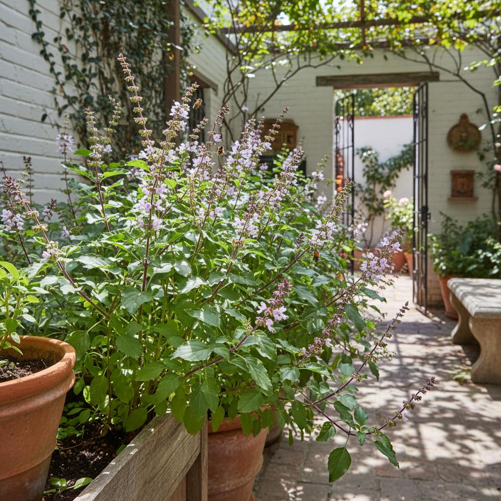 Tulsi (Ocimum tenuiflorum)