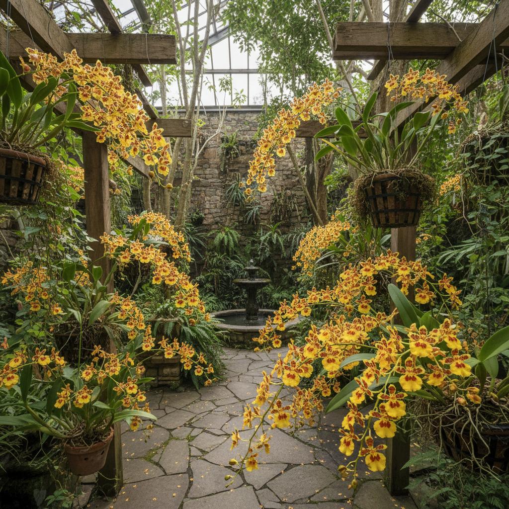 Gelbe Tanzende Frau (Oncidium sphacelatum)