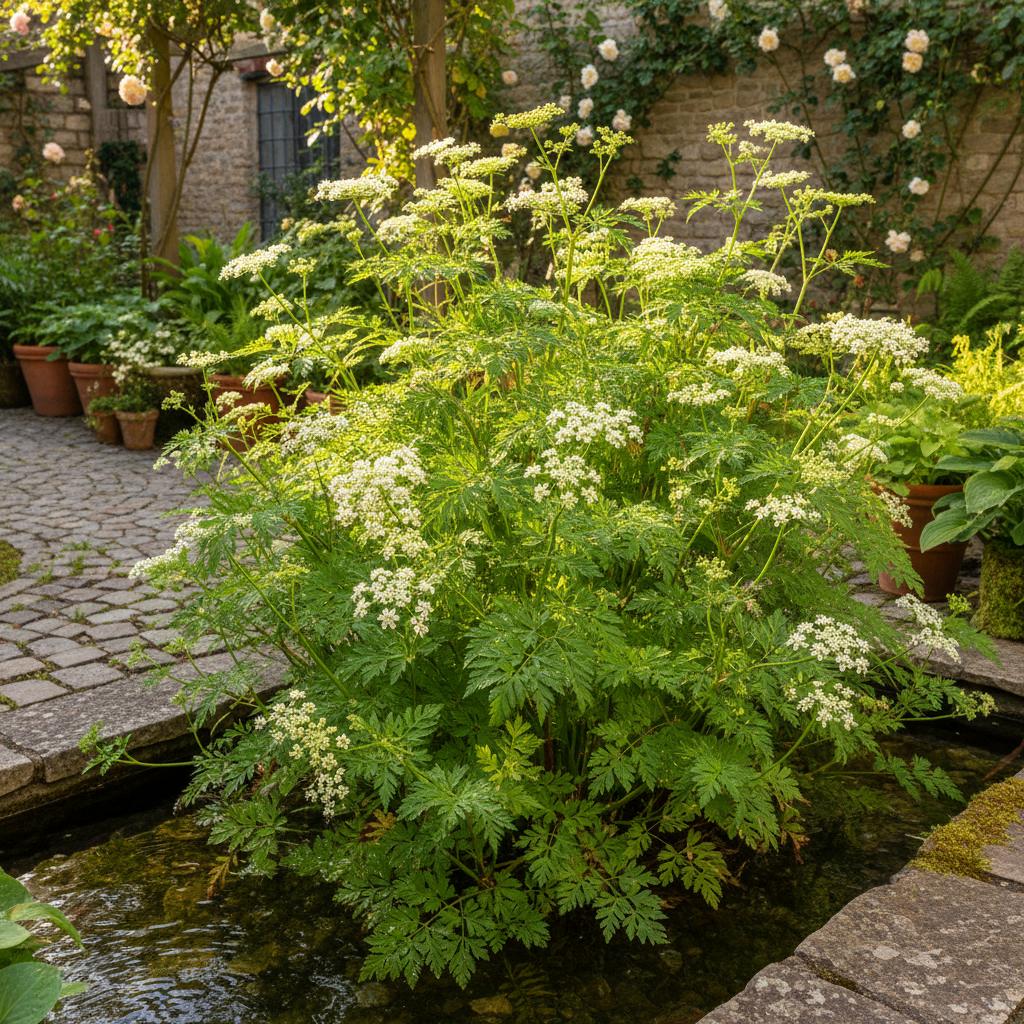 Aipo giavanese (Sedano d'acqua giavanese) (Oenanthe javanica)