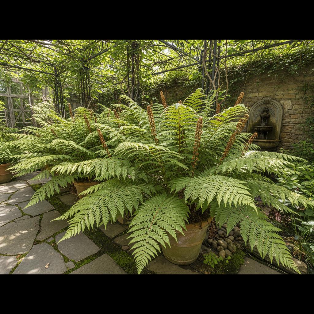 Zärtlicher Schildfarn (Onoclea sensibilis)