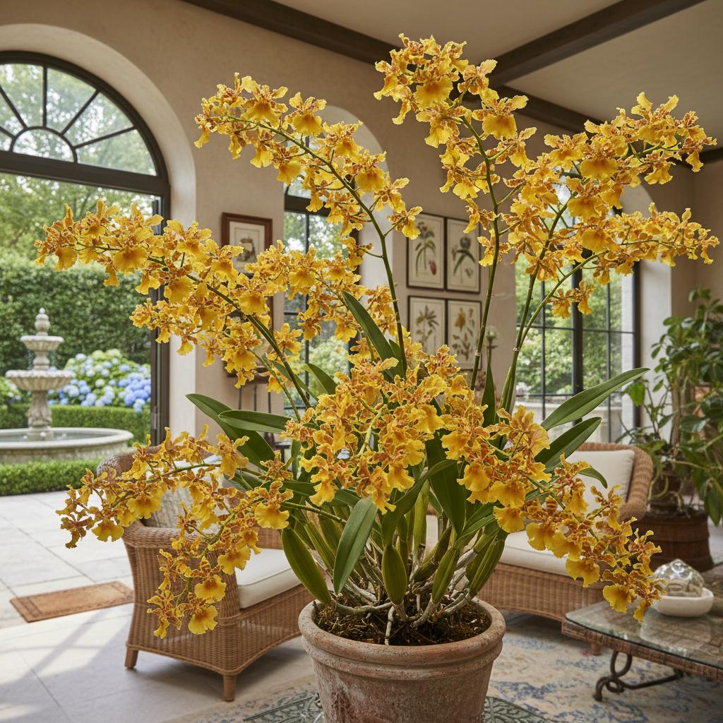 Oncidium-Hybride Jamie Sutton × Honolulu (Oncidium Jamie Sutton × Oncidium Honolulu)