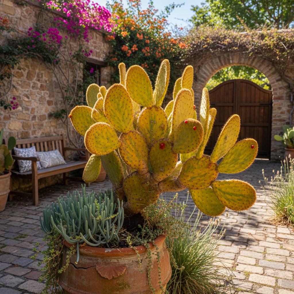 Sonnenschein-Opuntie (Opuntia cochenillifera 'Sunburst')