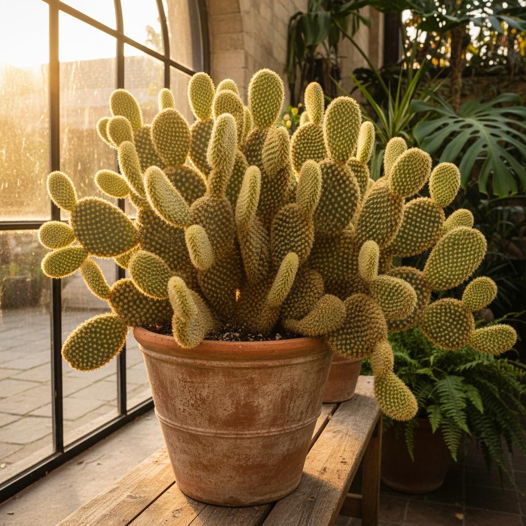 白毛掌（兔耳仙人掌） (Opuntia microdasys)