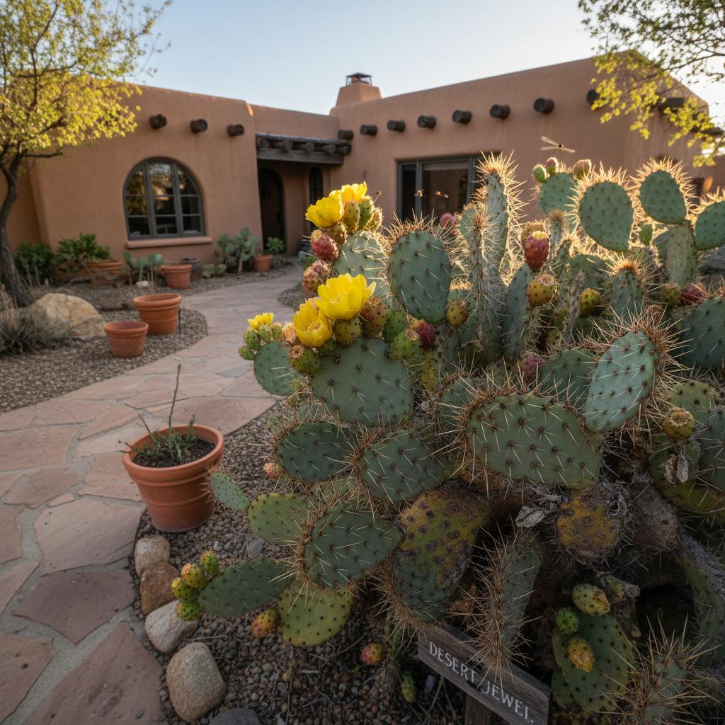 Gelbe Feigenkaktus (Opuntia phaeacantha)