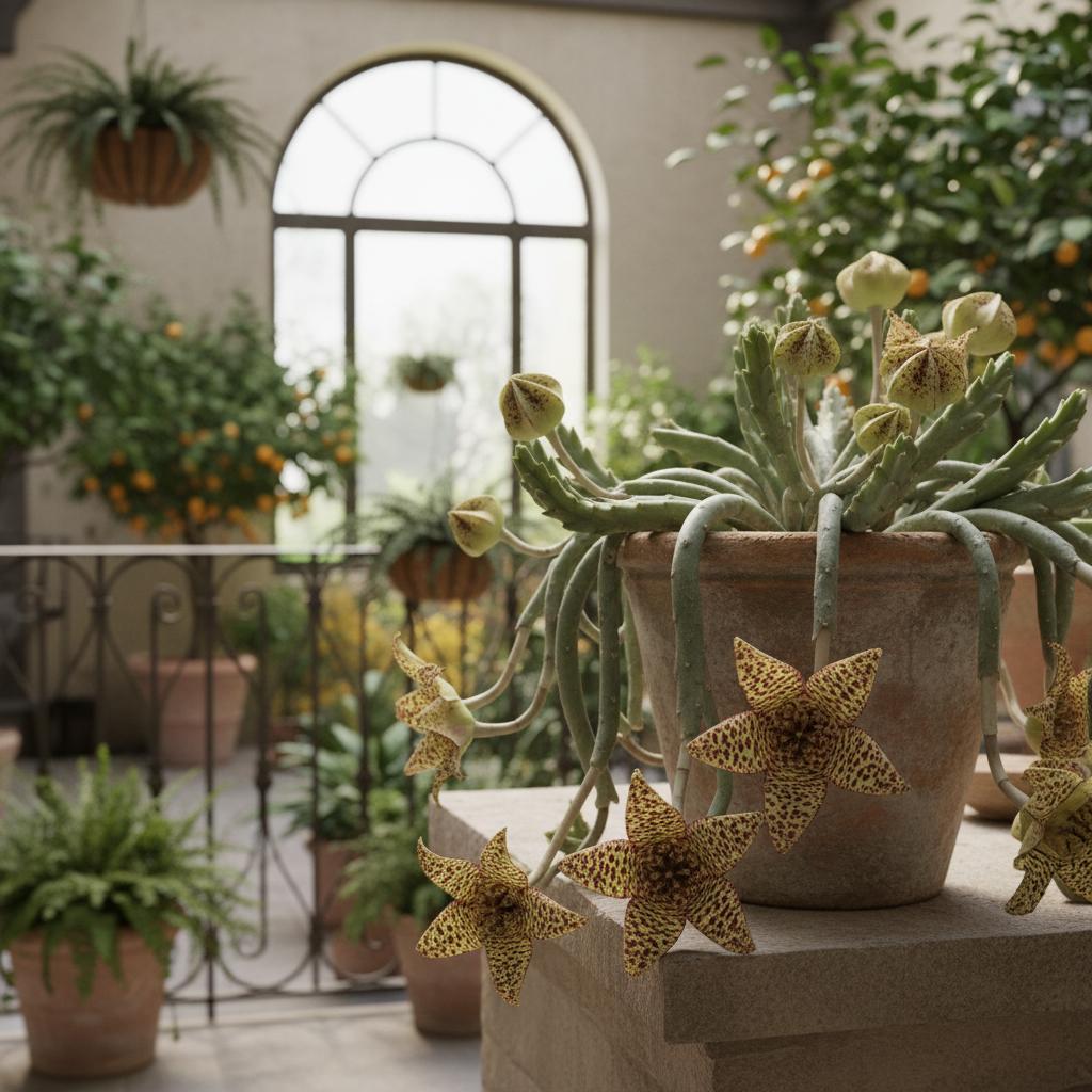 Karussellblume (Orbea variegata)