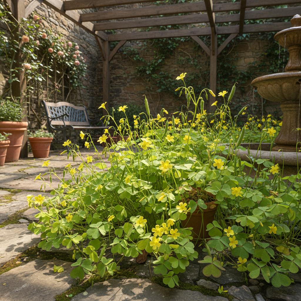 Gelber Sauerklee (Oxalis stricta)