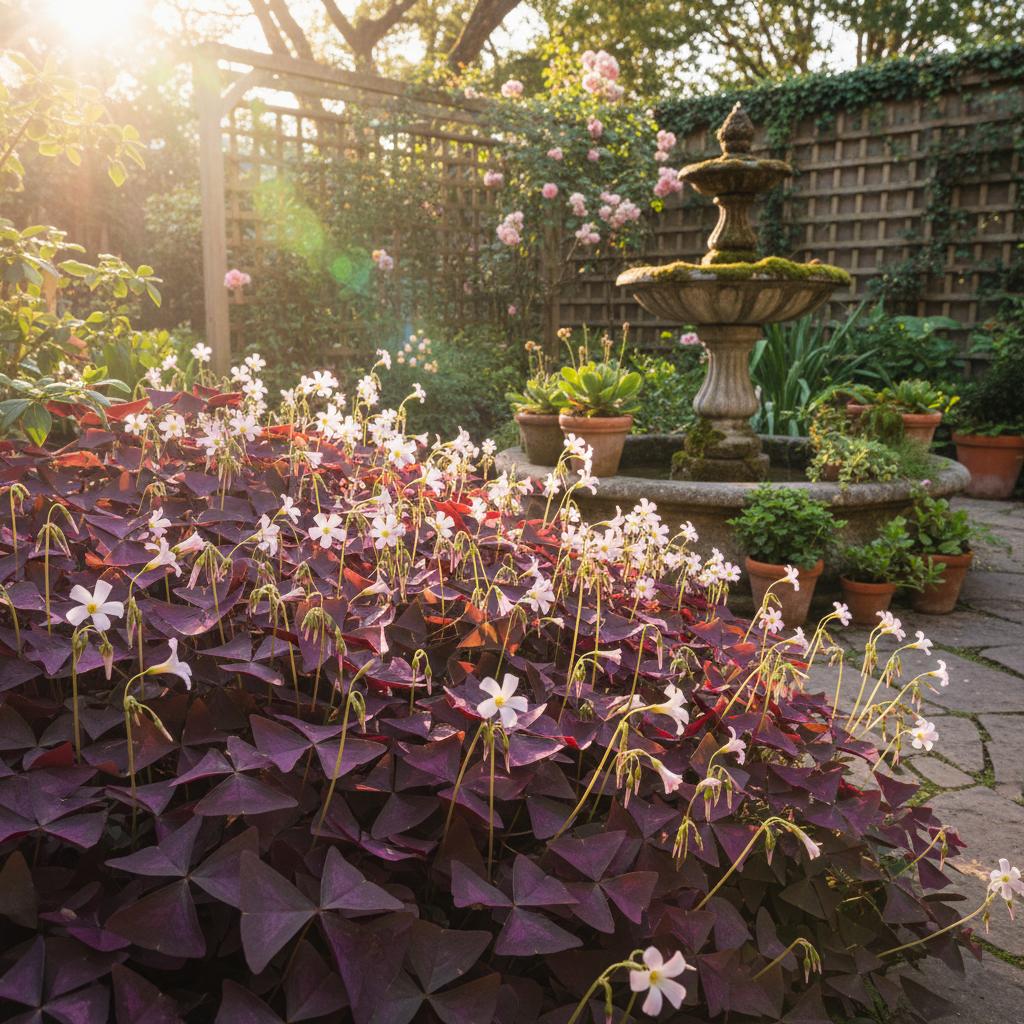 紫葉酢漿草 (Oxalis triangularis)