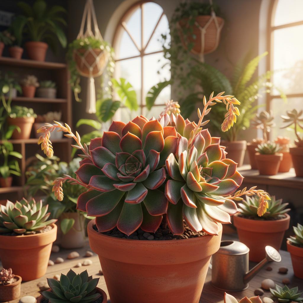 Pachyveria "Toni di Gioiello" (Pachyveria Jewel Tones)