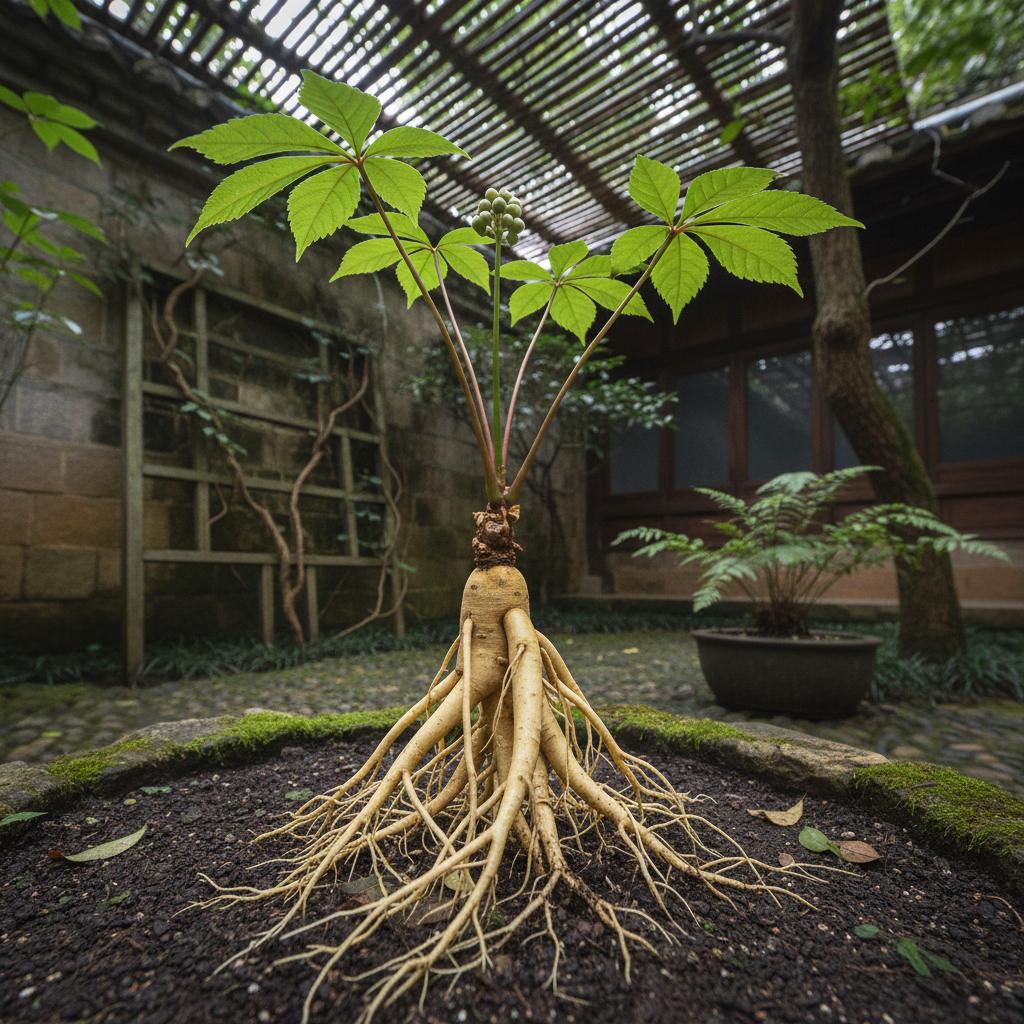 人蔘 (Panax ginseng)