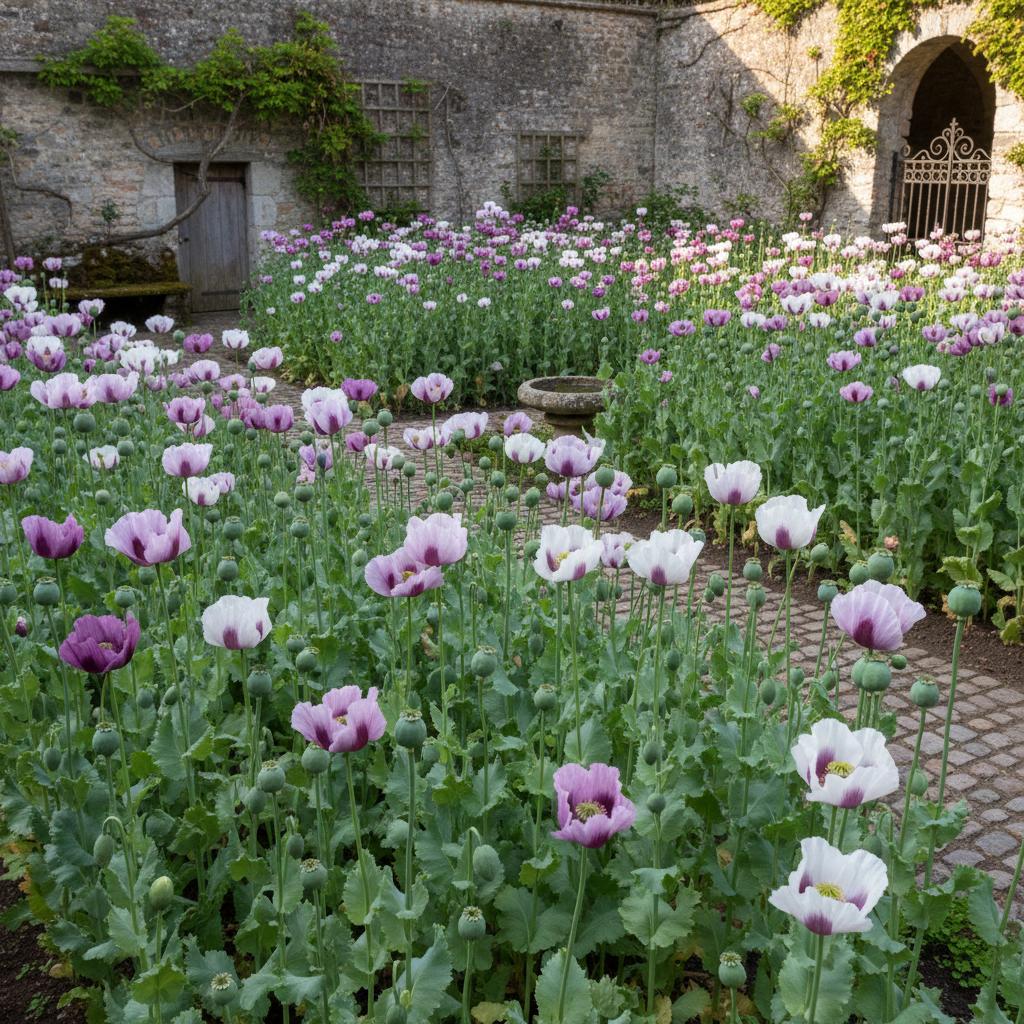 Papavero da oppio (Papaver somniferum)