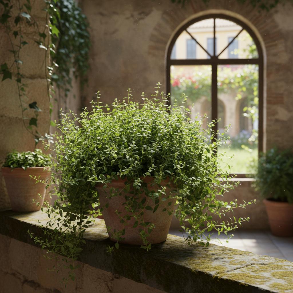 Parietaria giudaica (Erba della parete) (Parietaria judaica)