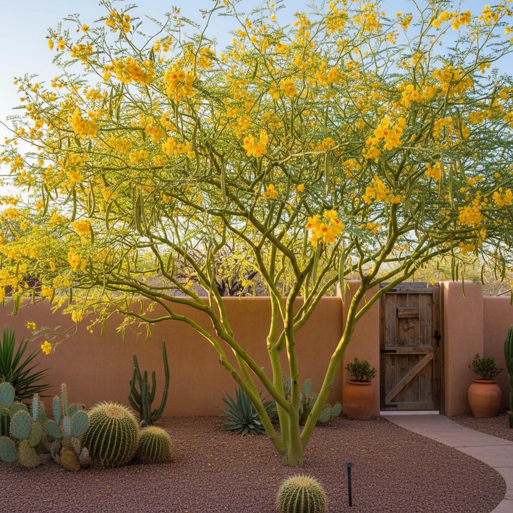 Falso ginepro di Gerusalemme (Acacia spinosa) (Parkinsonia aculeata)