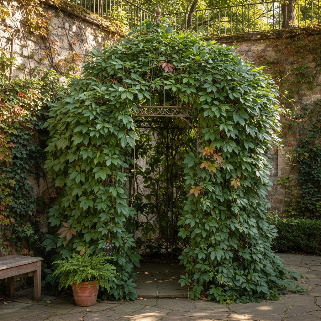 Vite rampicante striata (Parthenocissus striata)
