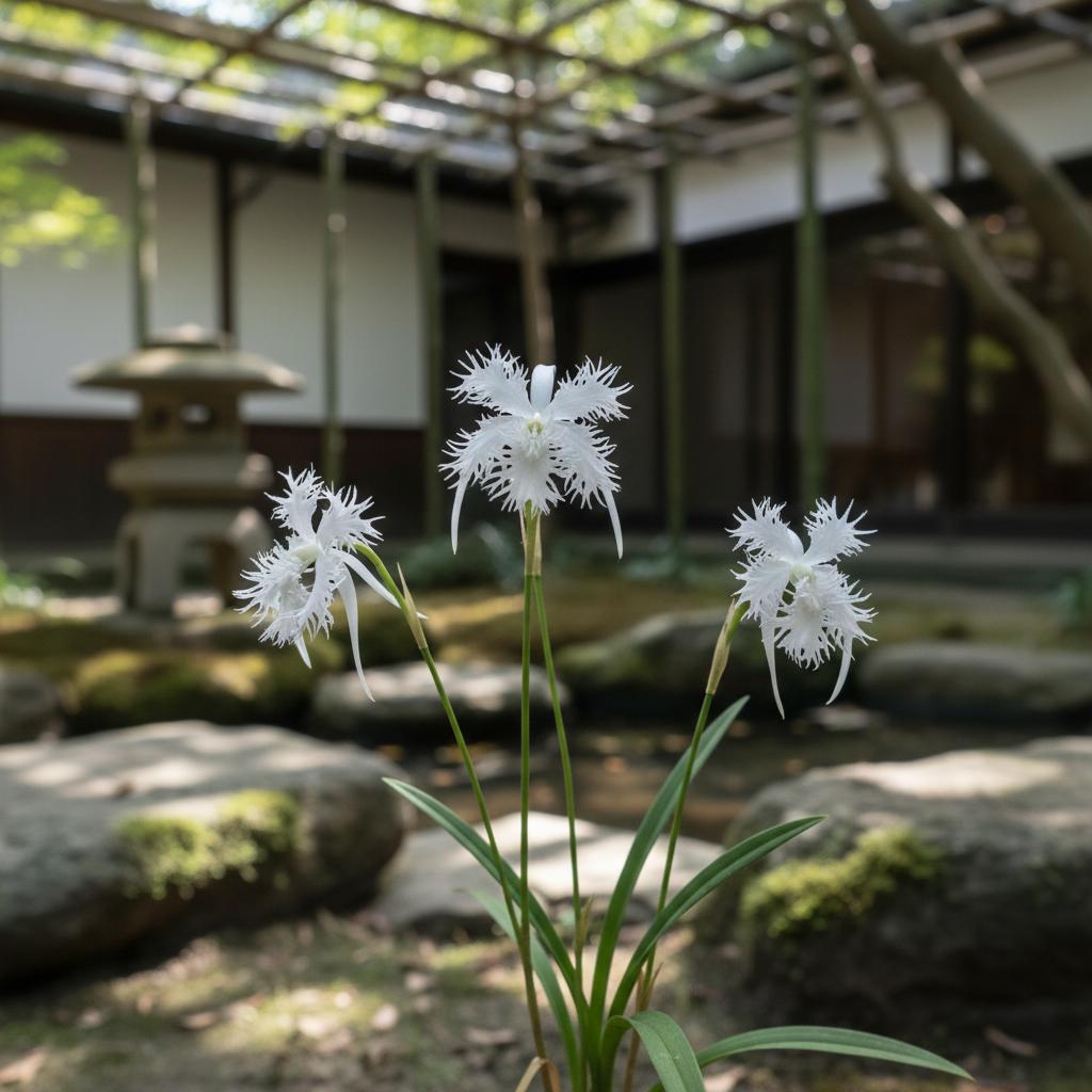 Orchidea Airone Bianco (Pecteilis radiata)