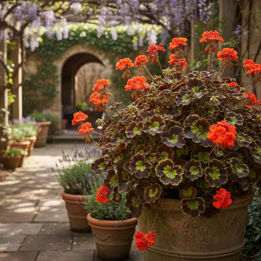 Geranio 'Vancouver Centennial' (Pelargonium 'Vancouver Centennial')