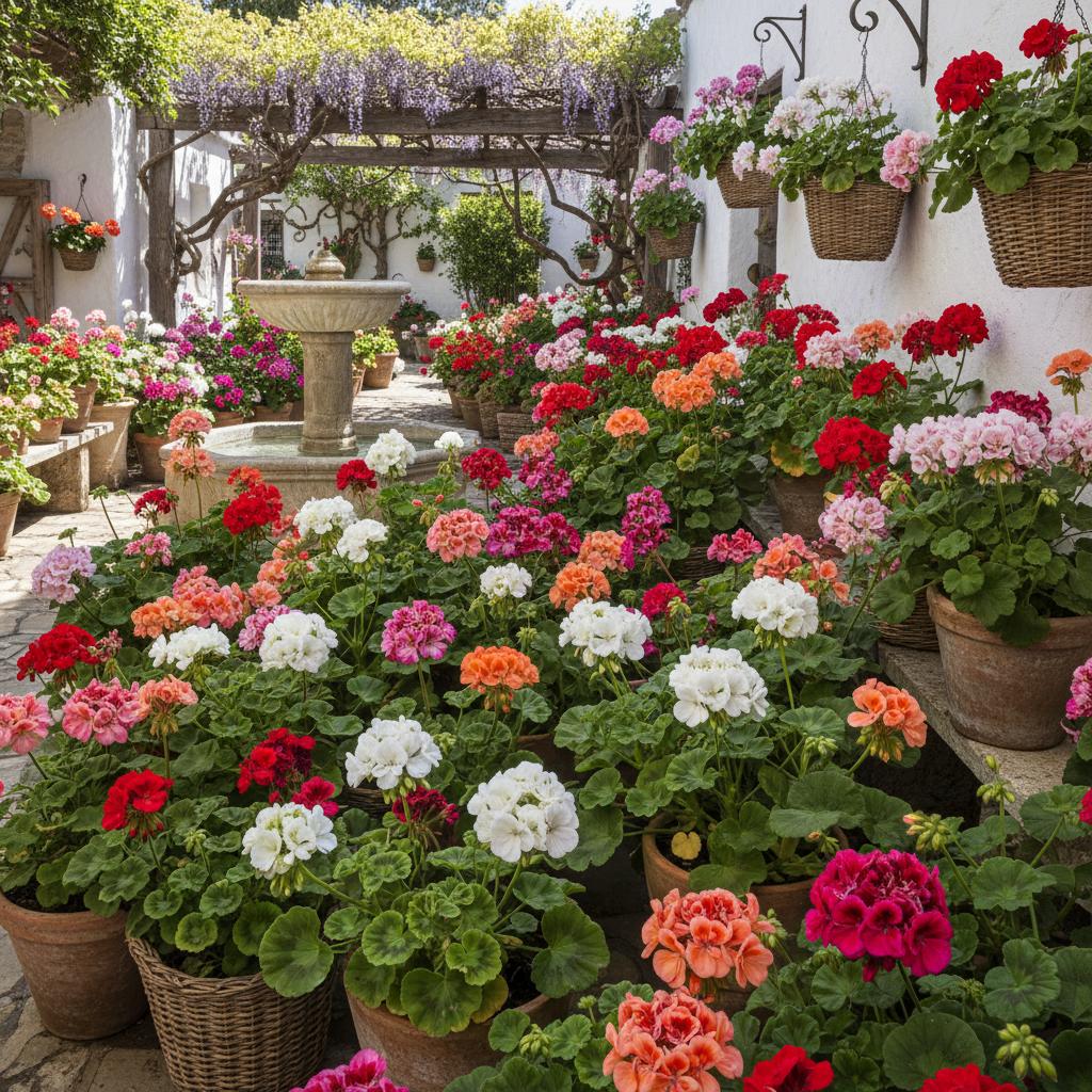 Geranio zonale (Geranio da giardino) (Pelargonium hortorum)