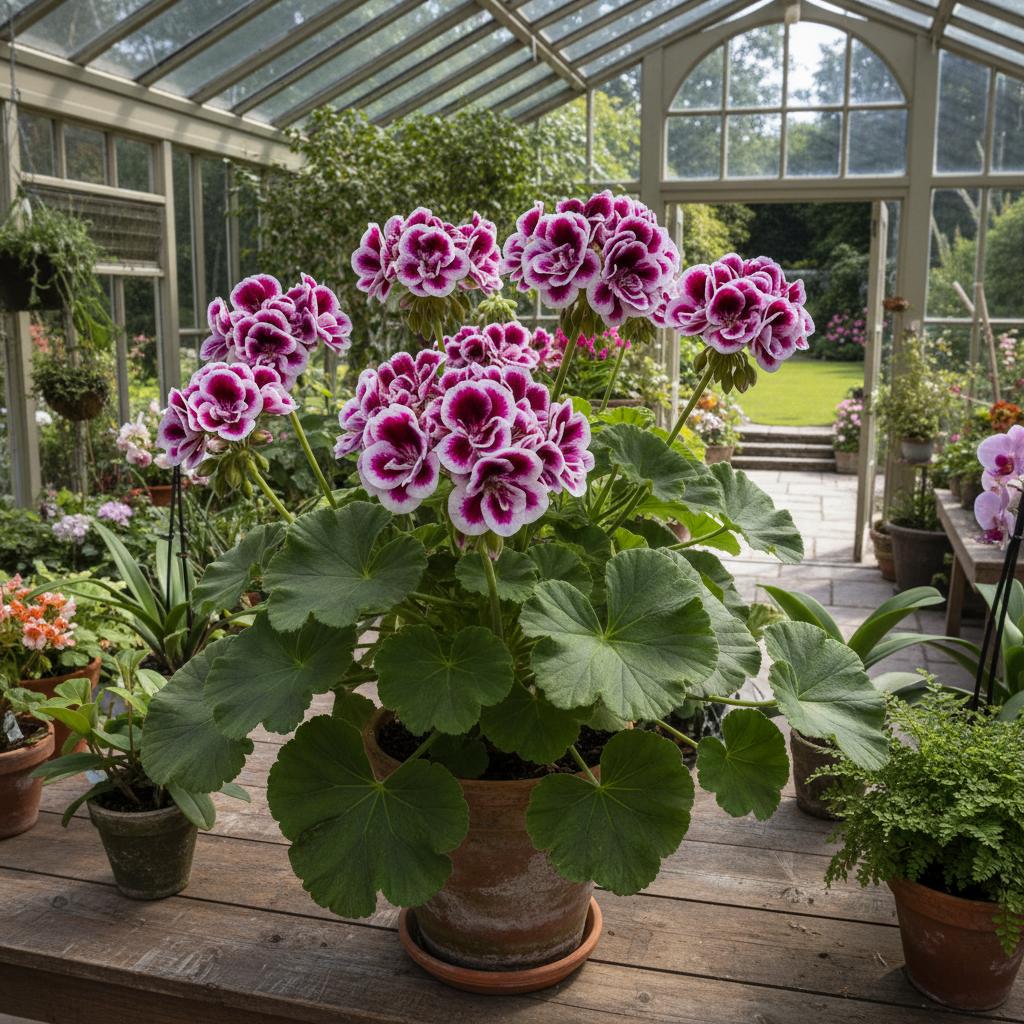 Geranio regale (Pelargonium domesticum)