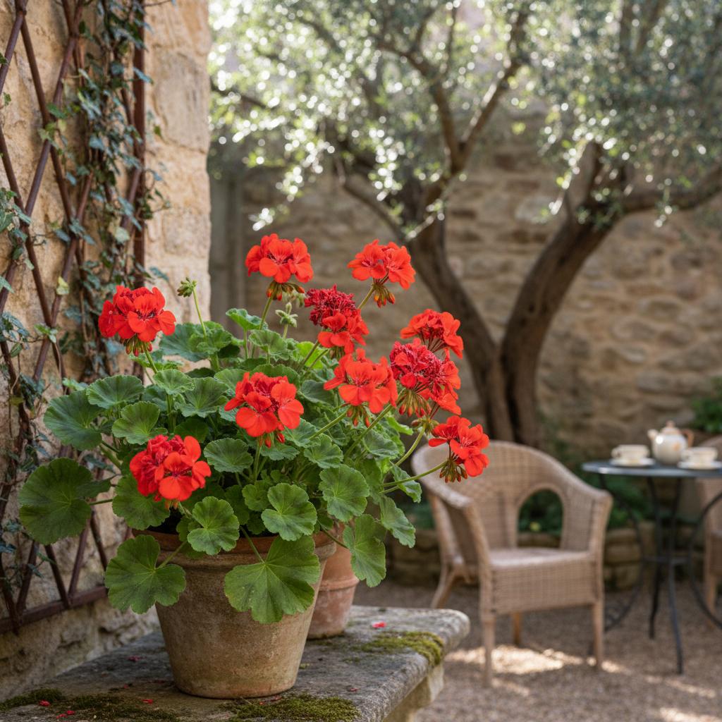 Geranio rosso (Pelargonium inquinans)